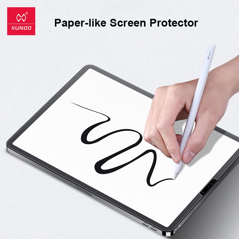 Miếng Dán Nhám XUNDD Paper-Like iPad Pro 11/ 12.9 inch/ Air 1/2/3/4/5/ Gen 5/6/7/8/9/10/ Pro 9.7/ Pro 10.5/ Mini 4/5/6