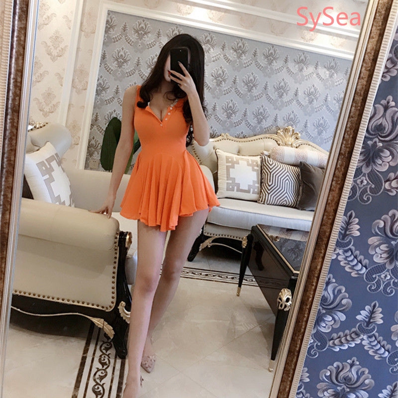 Đầm Nữ Không Tay Màu Xám Quyến Rũ Phong Cách Hàn Quốc