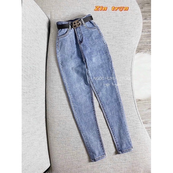 Quần jean mẫu không túi siêu cao | BigBuy360 - bigbuy360.vn