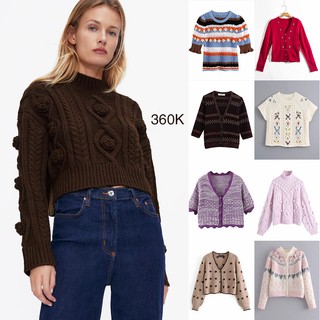 Zara Morocco full tag - 9 áo len Zara hottrend 2020 hàng xịn giá siêu yêu AL10BHG88N10