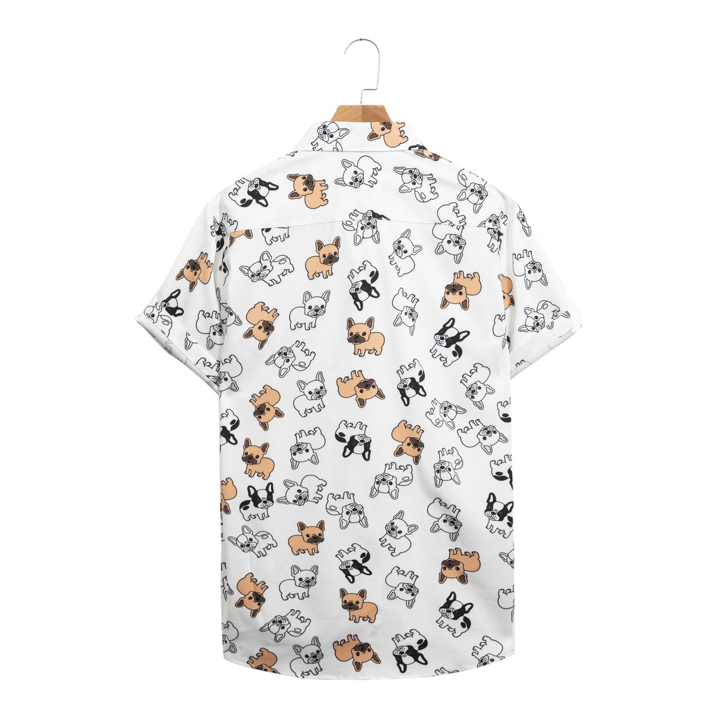 Áo sơ mi nam họa tiết KING'sMAN vải Lụa Thoáng mát - Không nhăn - Form suông COOL DOG | BigBuy360 - bigbuy360.vn