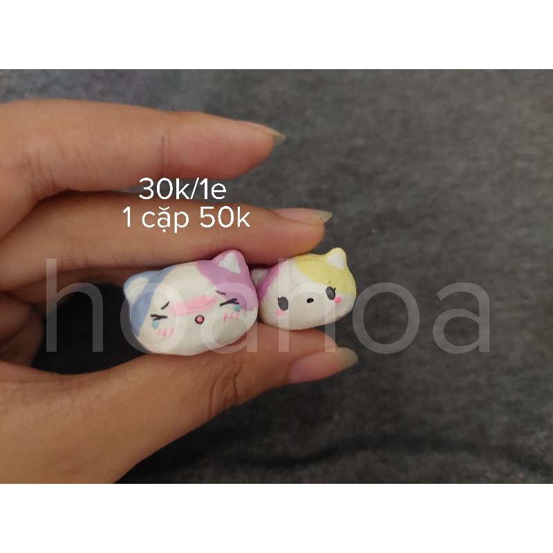 Squishy handmade combo màn thầu mèo