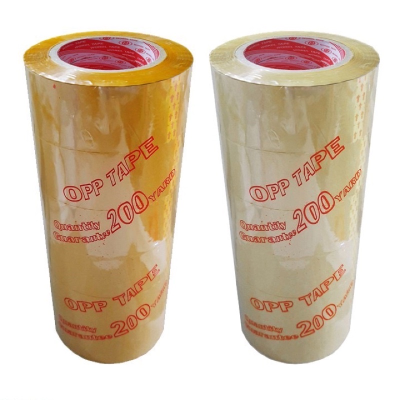 Băng keo cuộn 200y cây 6 cuộn 1,8kg