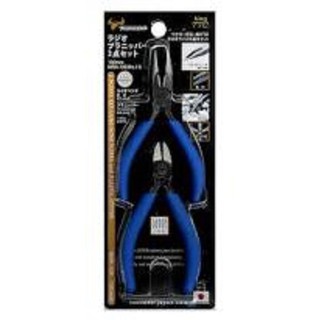 Bộ kìm mũi nhọn và kìm cắt mini 100mm mrn-100 tsunoda mrn-100