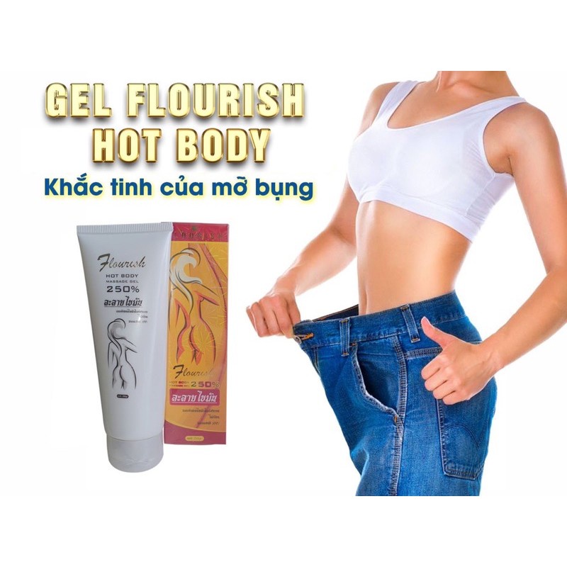 Gel Tan Mỡ Flourish Hot Body 250gr