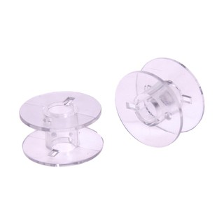 50pcs Universal Plastic Transparent Empty Bobbins Spool for Sewing Machine