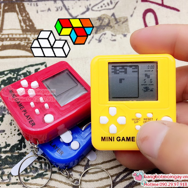 Móc chìa khóa kiêm máy chơi game cổ điển C112 | BigBuy360 - bigbuy360.vn