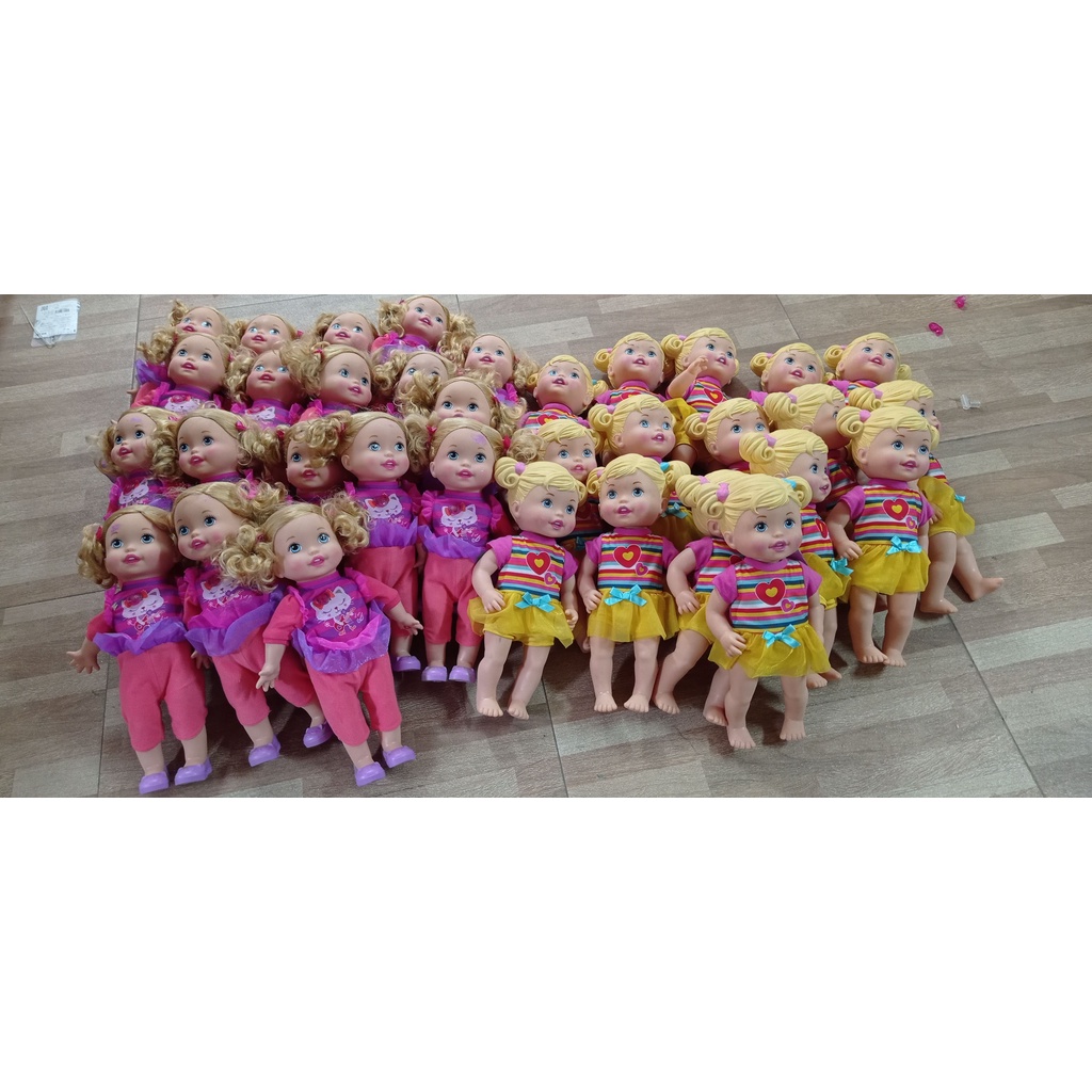 Búp Bê Mỹ 36 cm Có Máy, Tương Tác + Nhạc + Nói Chuyện_ Mattel Little Mommy  14 inch Doll (Tồn Kho, XEM KĨ MÔ TẢ)