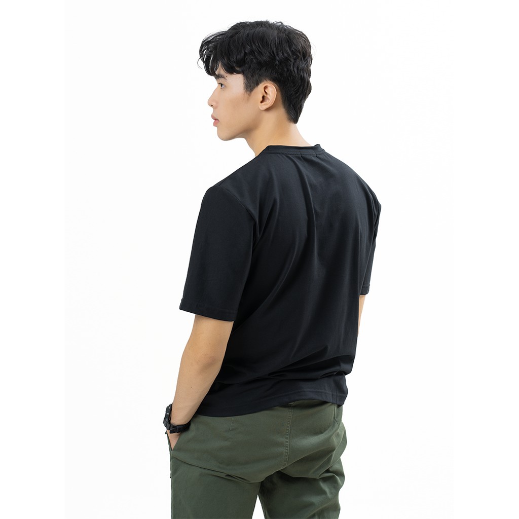 Áo Phông Nam Trơn Áo Ngắn Tay Không Cổ Basic - MENGO