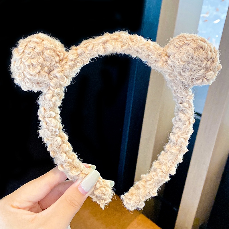 Băng đô cài tóc bằng vải bông không đau thời trang Hàn Quốc cho bé