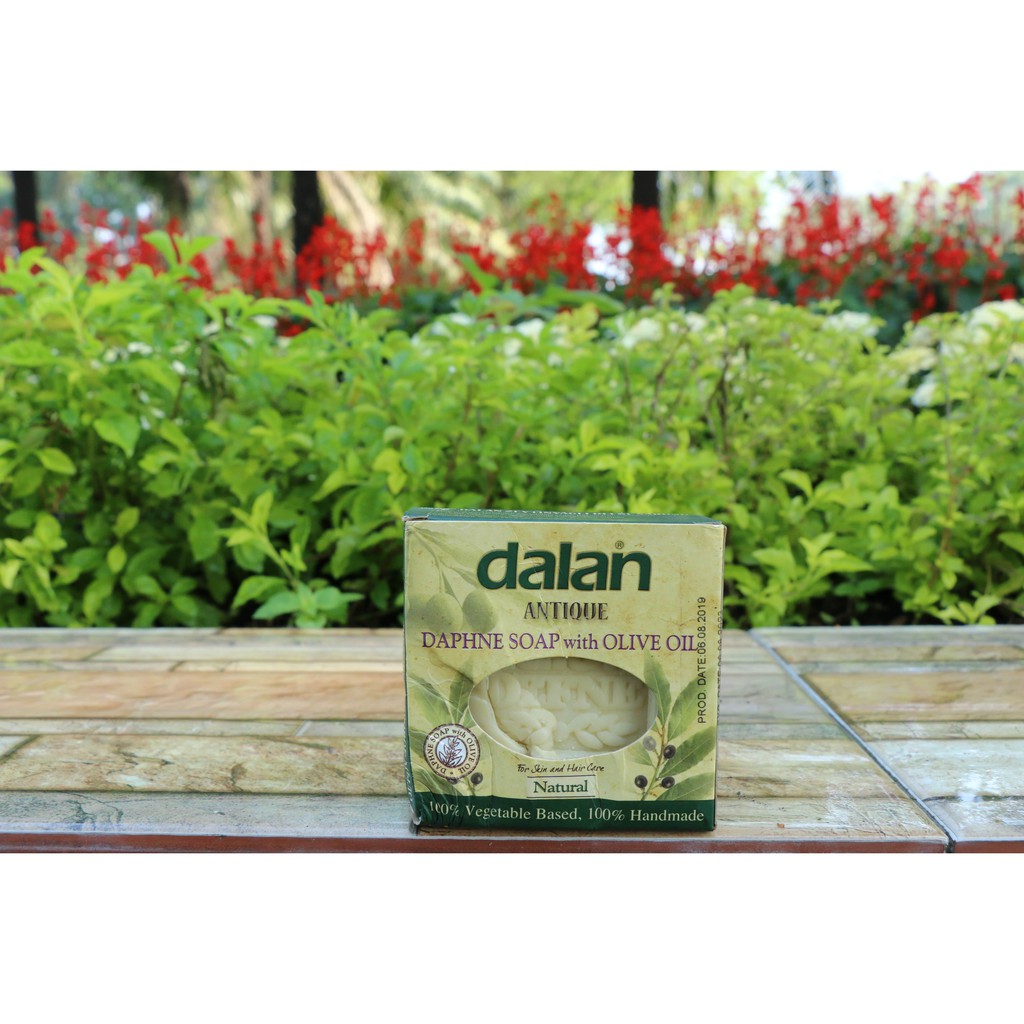 Xà phòng cục Dầu Oliu, hoa thụy hương 150g _ Antique Daphne Dalan d'Olive0