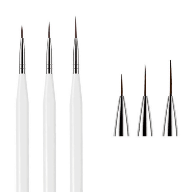 Set 3 Cọ Vẽ Trang Trí Móng Tay Chuyên Dụng