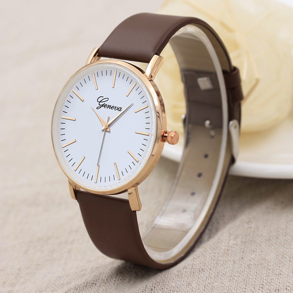 Đồng Hồ Cặp Đôi Nam Nữ Geneva Thời Trang Dây Da Đẹp | BigBuy360 - bigbuy360.vn