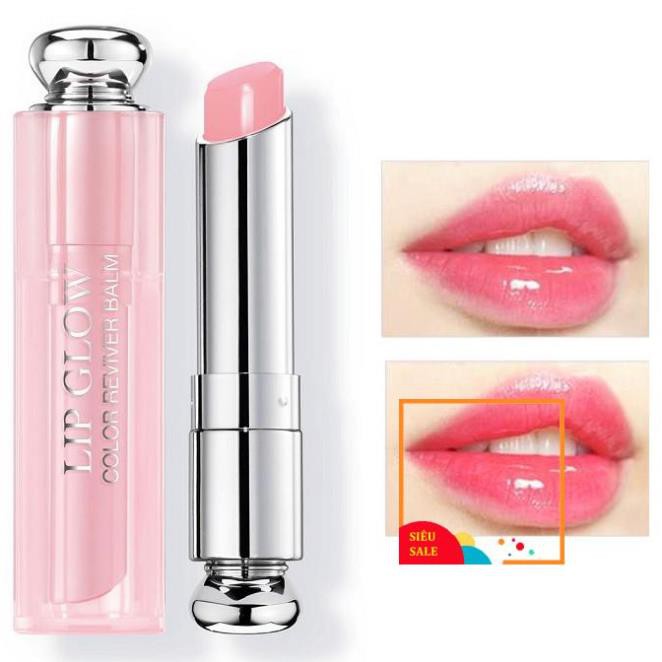 [Hàng Chính Hãng] Son Môi Dior Addict Lip Glow 001 Pink 004  Fullsize Fullbox