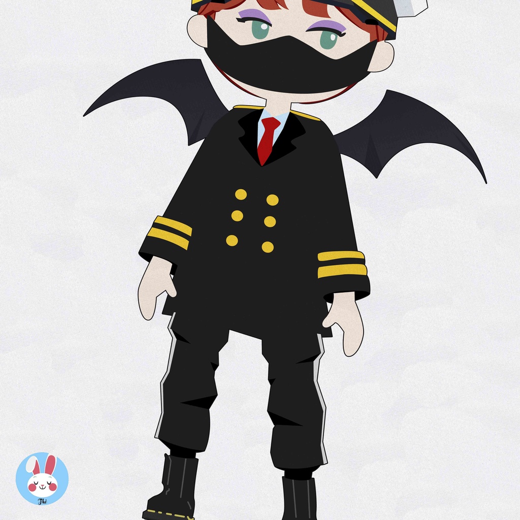 Áo thun Play Together giá rẻ - Mẫu Thuyền Trưởng - Hình in nét dễ thương