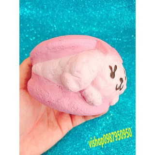 Đồ chơi squishy bánh humbuger chó cún kèm bao bì hàng to đẹp