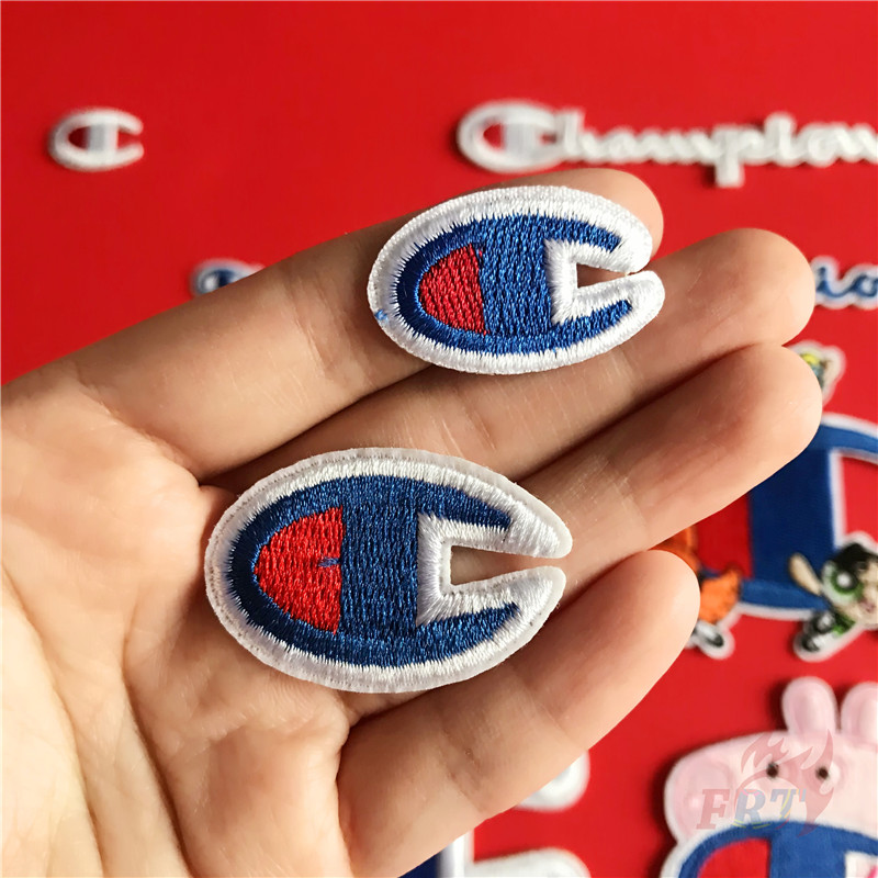 ☸ Champion Series 01 - Fashion Brand Iron-On Patch ☸ 1Pc Mickey / The Powerpuff Girls / Peppa Pig DIY Sew on Iron on Badges Patches