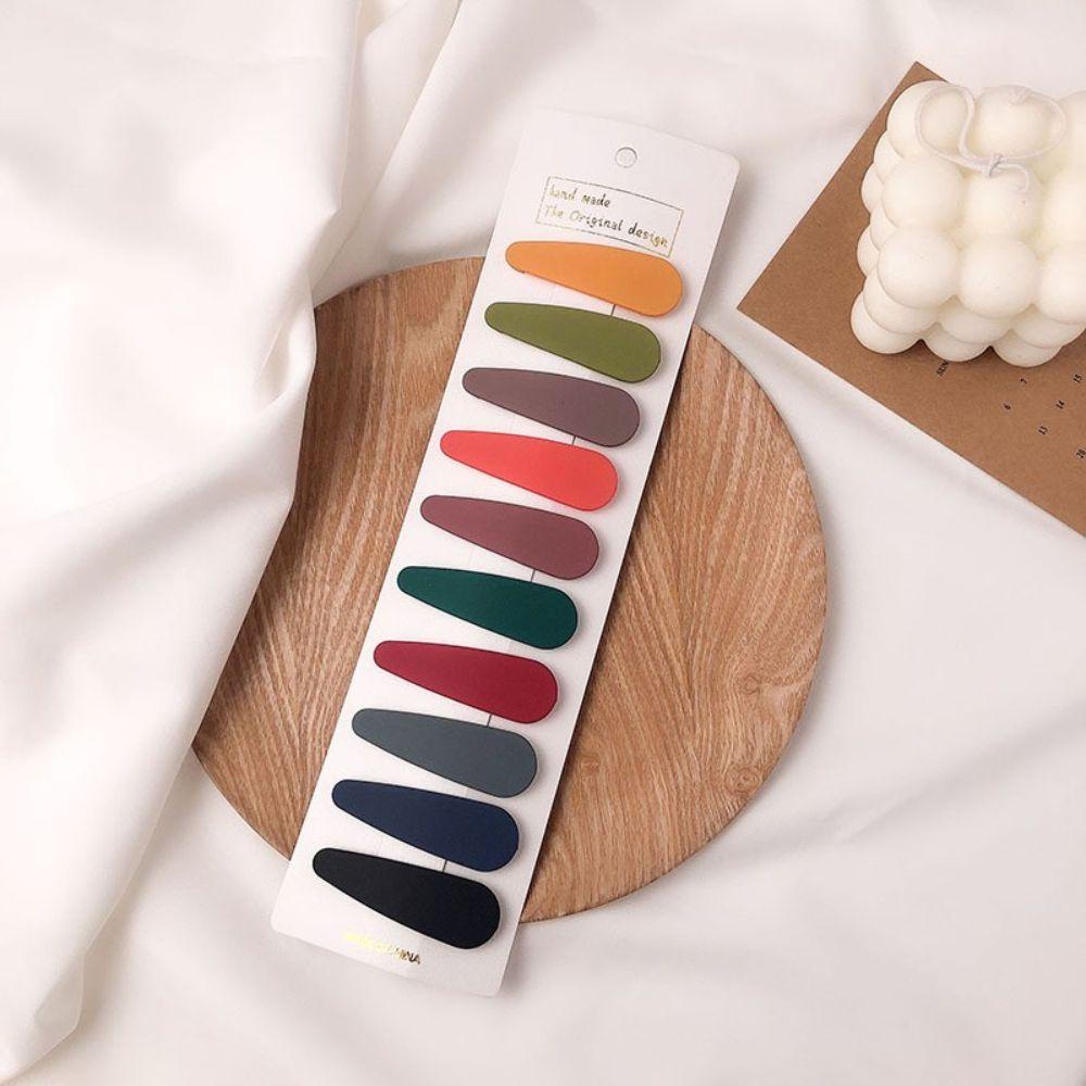 FORBETTER Kẹp Tóc Thiết Kế Rỗng Nhiều Màu Sắc Ngọt Ngào Phong Cách Hàn Quốc