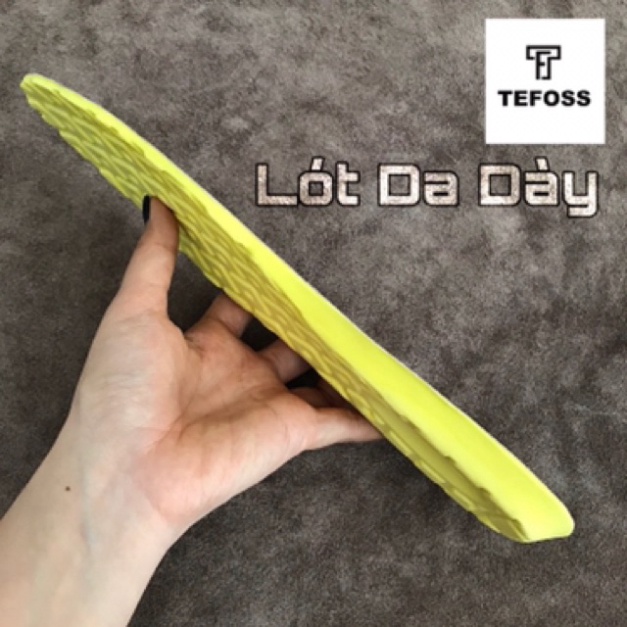 Lót giày DA THẬTTEFOSS nguyên bản thuộc thảo mộc thấm hút mồ hôi, êm chân, tăng chiều cao size 38-44