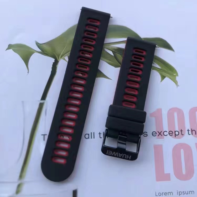 Phù Hợp Dây Đeo Silicon Chống Thấm Nước Cho huawei gt2 46mm / gt3 46mm / gt4 46mm / gt2 pro / watch3 / 4 pro / gt glory magic2 22 / 20mm