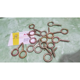 [DEAL 1K] COMBO 10 Khoen móc cửa, khoen tròn, móc tròn, móc rèm cửa, móc cửa