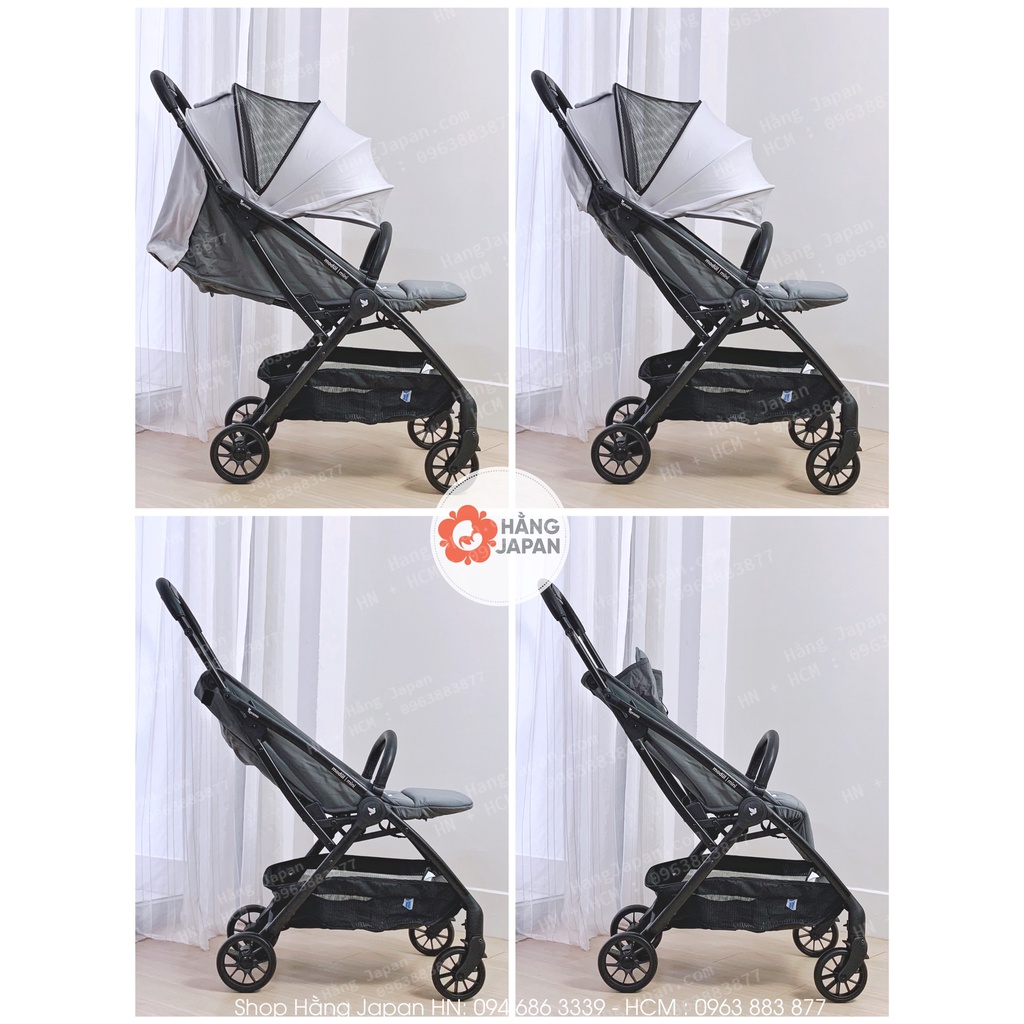 Xe đẩy trợ lực gấp gọn APRAMO EXXPLORE cho bé từ ss tới 36 tháng hàng chính hãng