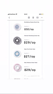 Cọ rửa mặt cho máy Clarisonic