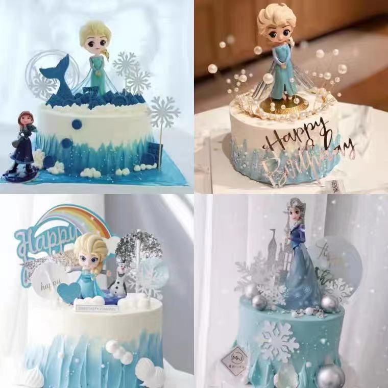 Búp Bê Công Chúa Disney Disney Aisha Nàng Tiên Cá Trang Trí Bánh Kem