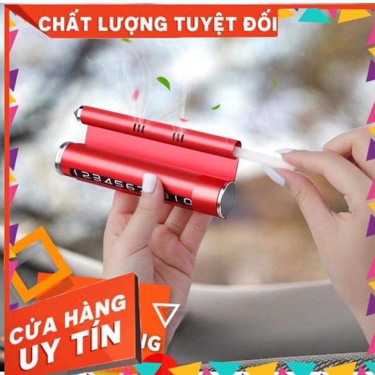 [HỢP KIM-CAO CẤP] Bảng ghi số điện thoại gắn Taplo xe hơi - TÍCH HỢP PHÁ KÍNH + SÁP THƠM