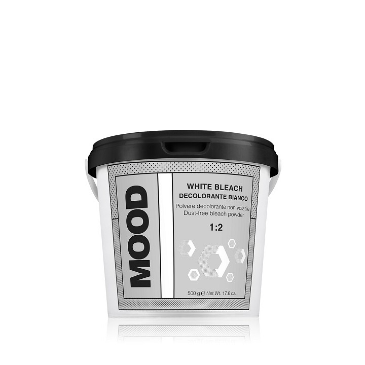 Bột tẩy trắng tóc MOOD White Bleach Powder 480g - Nhập khẩu Ý HDS 05 năm