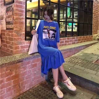 Đầm thun cotton Hàn Quốc