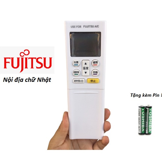 [HÀNG CAO CẤP]  Điều khiển điều hòa Fujitsu Nội địa Nhật, Hàng đẹp tặn pin chính hãng