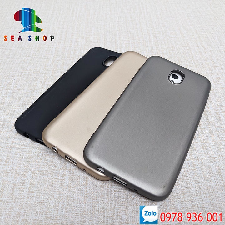 [TẶNG KÍNH CƯỜNG LỰC] Ốp lưng Samsung Galaxy J7 Pro 2017 - J730 nhựa dẻo màu sắc