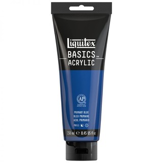 Màu vẽ acrylic liquitex basics acrylic colour 250ml primary blue 420