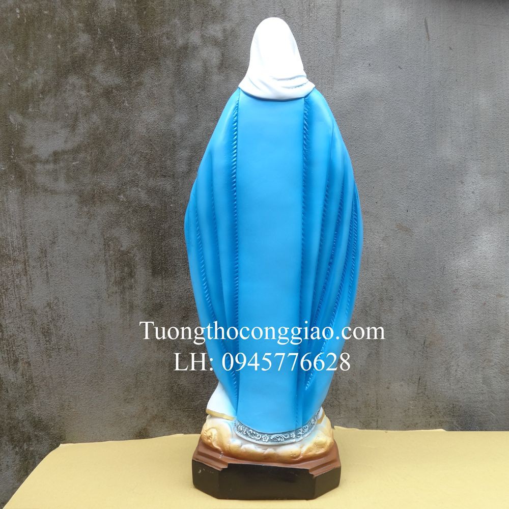 Tượng Đức Mẹ Ban Ơn 70cm Composite