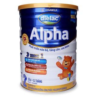 Sữa bột Dielac Alpha số 1, 2, 3, 4 Lon 900g