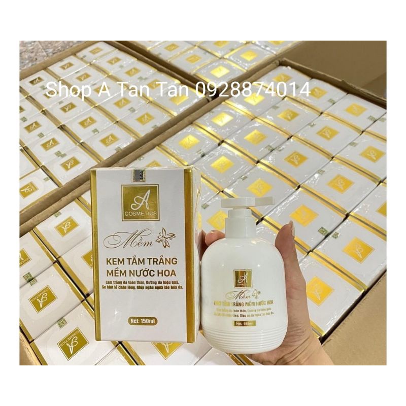 Kem Tắm Trắng Mềm Hương Nước Hoa Acosmetic Ủ Trắng Qua Đêm