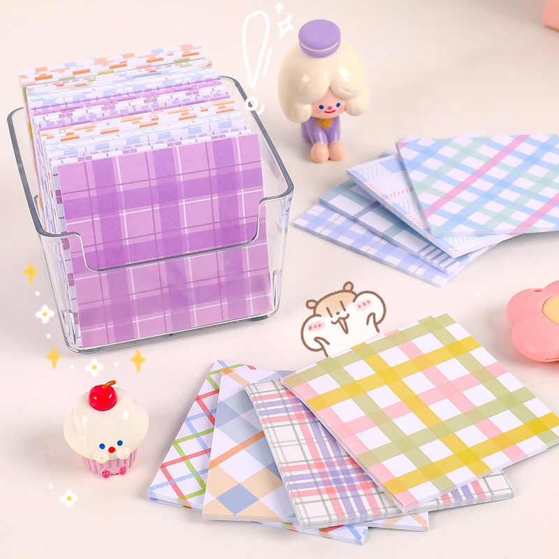 Set 80 Tấm Giấy Ghi Chú Họa Tiết Hoạt Hình Dễ Thương