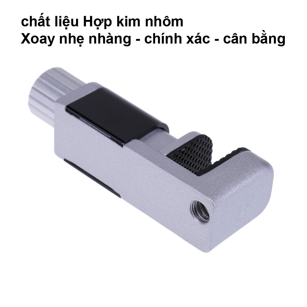 Kẹp nhôm xoay giữ cố định màn hình ép kính