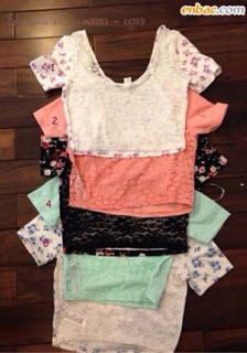 Áo croptop f21 