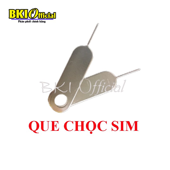 [Deal 1k] Que chọc sim điện thoại inox không gỉ, Cây chọt sim có móc treo