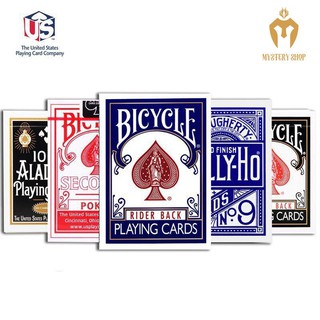 Bộ Bài tây Bicycle Rider Back - Standard - Tally ho - TCC - Aladdin dùng chơi ảo thuật bài -hàng USA CHÍNH HÃNG 100%