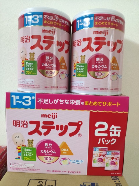 Sữa Meiji 0-1 và 1-3 Hàng nội địa Nhật 800G