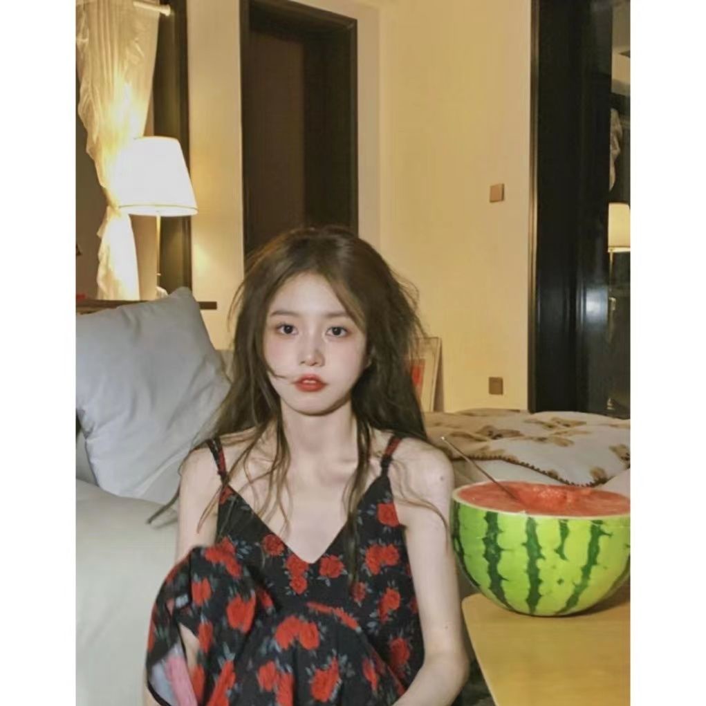 Đầm Hai Dây Dáng Chữ A Dài Phong Cách Cổ Điển Thời Trang Mùa Hè Hàng Mới 2022