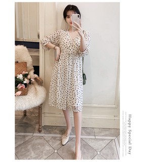 Váy Bầu Đầm Bầu Hoa nhí A1758