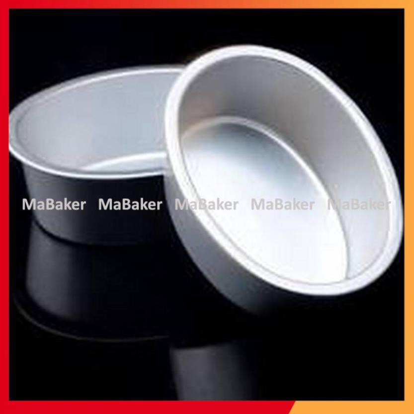 Khuôn bánh oval D04 nhôm đúc cao cấp, siêu cứng cáp, bền đẹp làm cheesecake mini, bánh mì,... - MaBaker