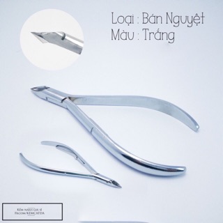 Combo 20 kềm bán nguyệt trắng