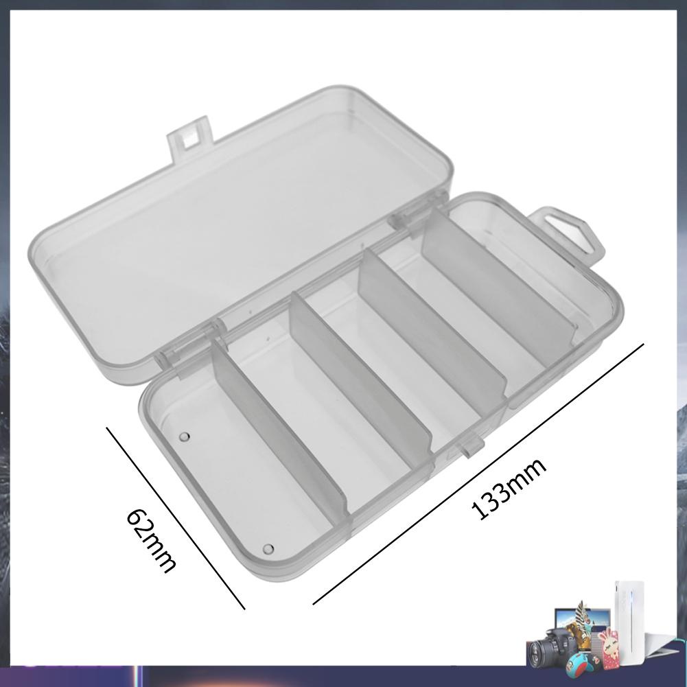 Hộp đựng mồi câu cá 5 ngăn thiết kế tiện lợi