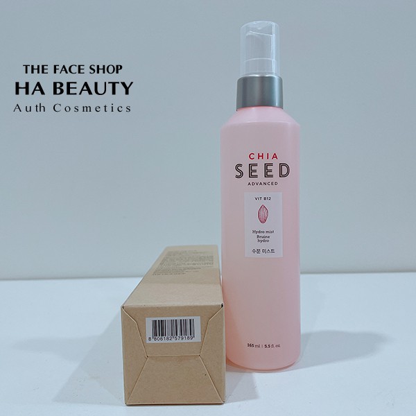 Xịt khoáng dưỡng ẩm da mặt cấp ẩm kiềm dầu Hàn Quốc The Face Shop Chia Seed Advanced Hydro Mist 165ml | BigBuy360 - bigbuy360.vn