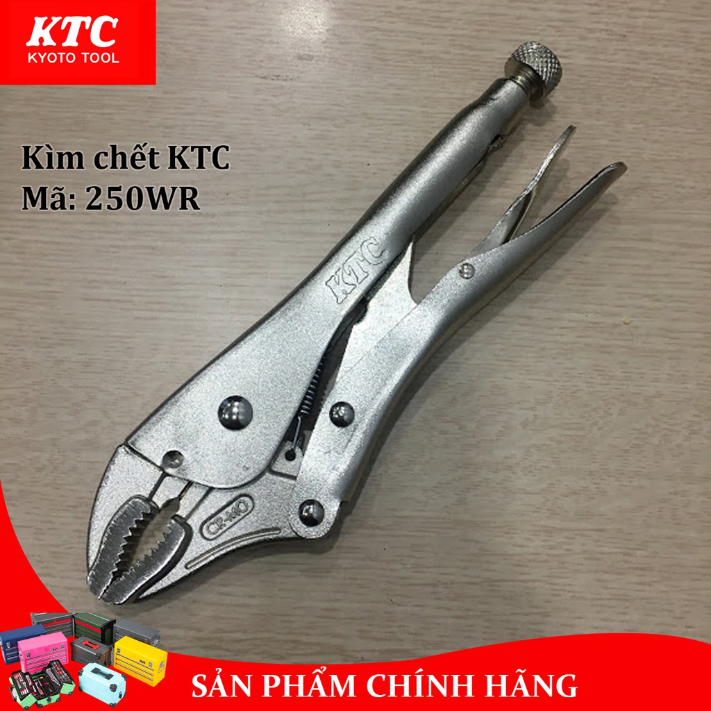 Kìm chết, Kìm bấm chết mỏ cong KTC 250WR